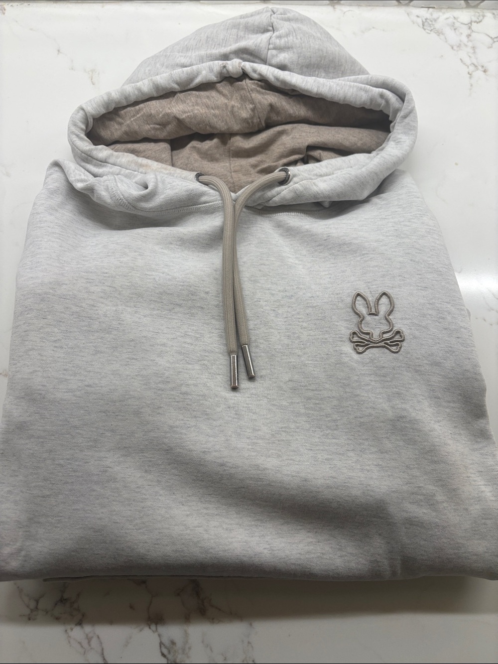 Psycho Bunny Men’s Hooded Sweatshirt with Embroidered Logo